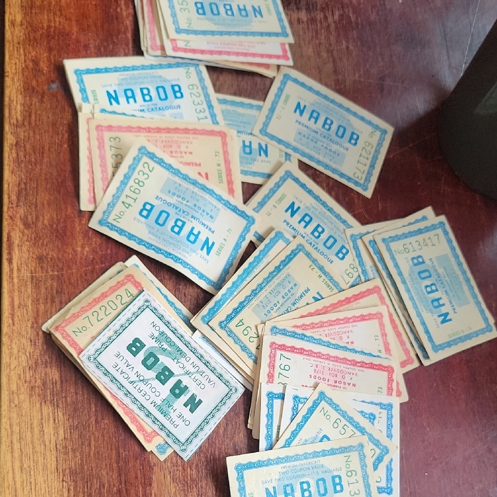 44 Vintage Nabob Coupons